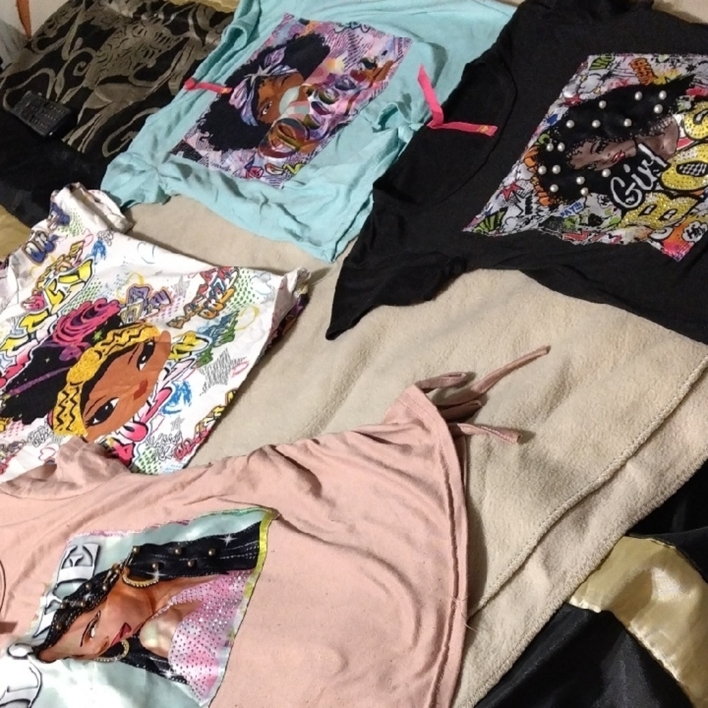 Stylish Kids Graphic T-Shirts - Multicolor